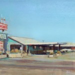 Crossroads Motel - Jason Kowalski - Available for Purchase. Contact: Meyer Fine Art - www.meyergallery.com